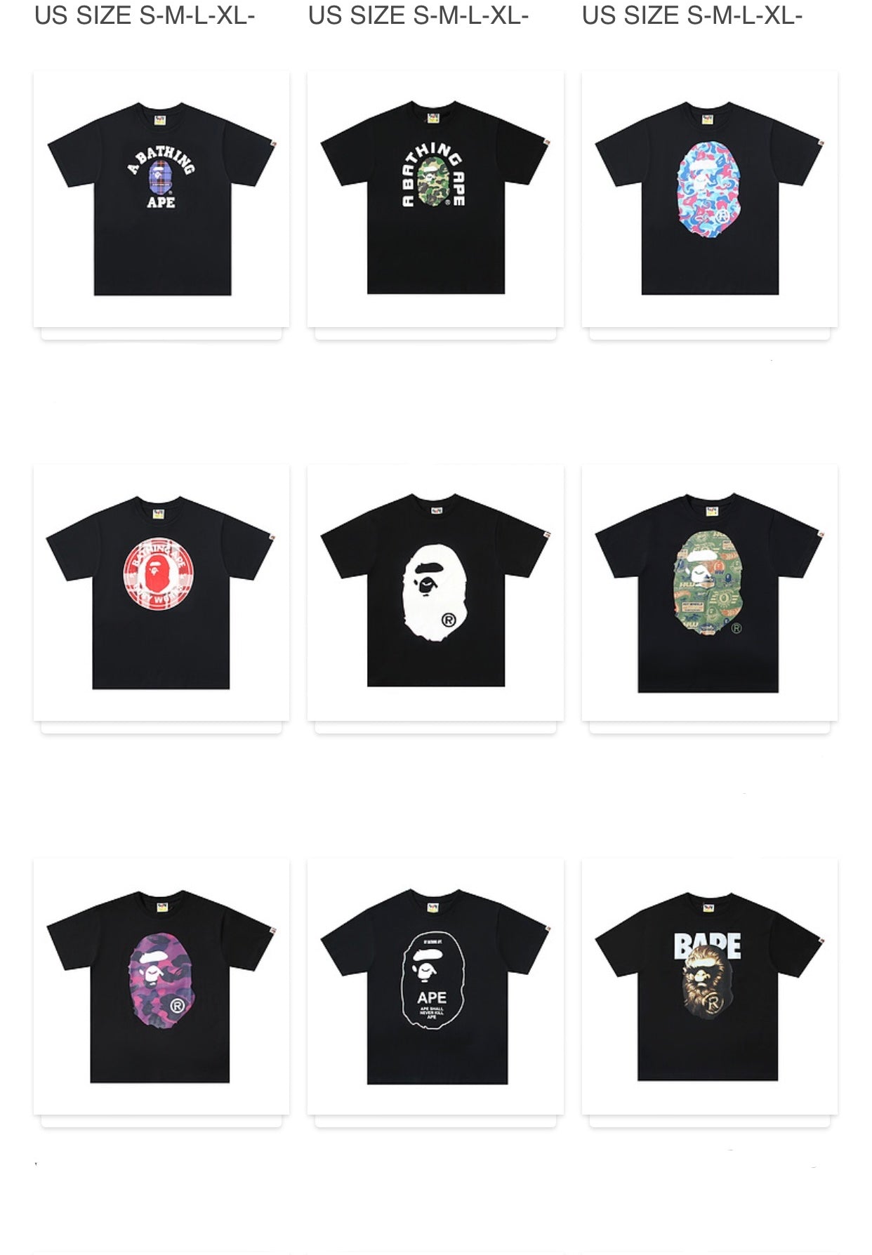 BAPE T-SHIRT